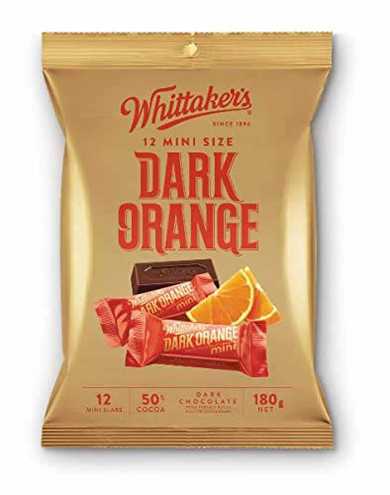 Whittaker's Dark Orange Mini Pouch 180g