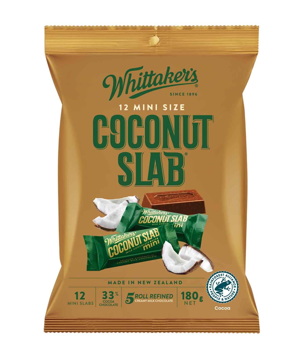 Whittaker's Mini Size Coconut Slab