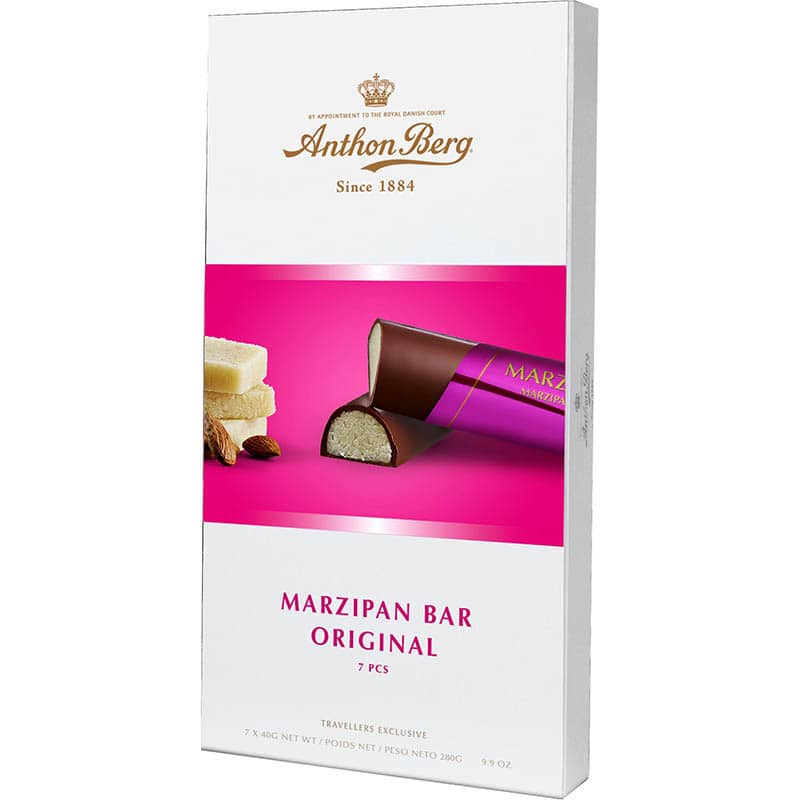 Anthon Berg Original Marzipan Bar, 7x40GM
