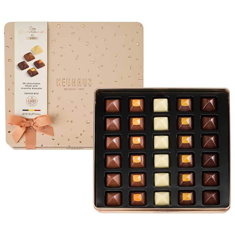 Neuhaus Belgian Chocolate "Les Gourmands" 30 Pieces Assorted Milk