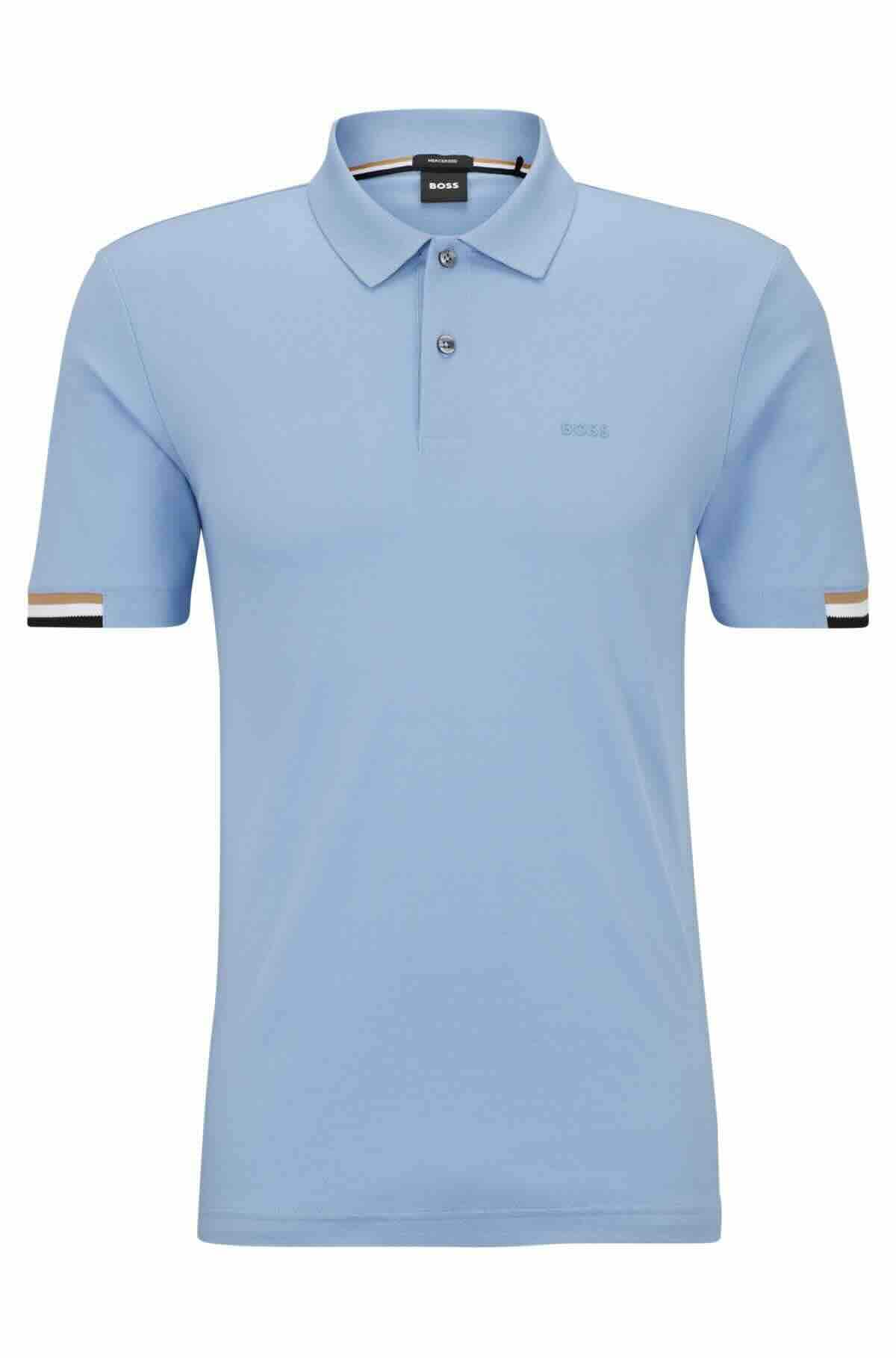 Buy Hugo Boss Polo T-Shirt, Open Blue, Medium (M) Apparels at Best