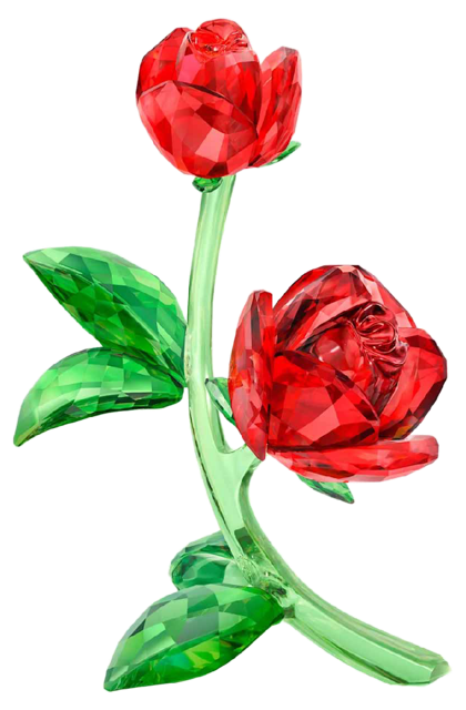 Swarovski Red Rose Figurine 5424466