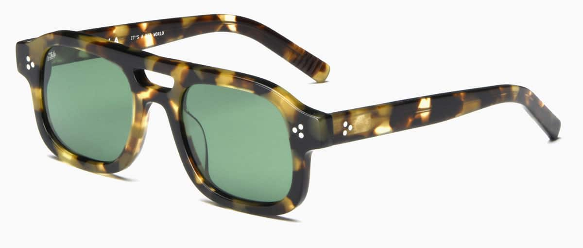 Akila Dillinger Sunglasses, Camo Tortoise & Dk Green, Unisex