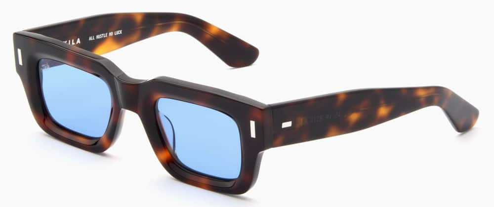 Akila Ares Sunglasses, Tortoise & Sky Blue, Unisex