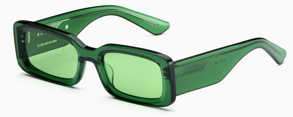 Akila Verve Sunglasses, Crystal Green & Green, Unisex