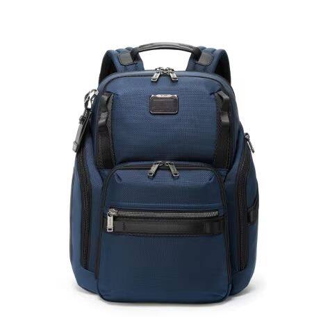 Buy Tumi Alpha Backpack 0232789NVY, Unisex, Navy Large Leather at
