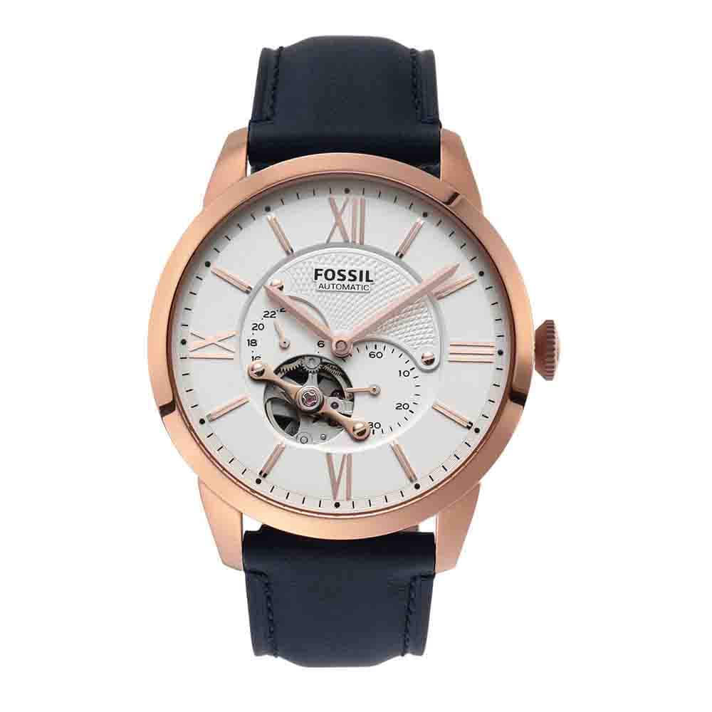 Fossil Townsman Auto, Men, White, 44MM