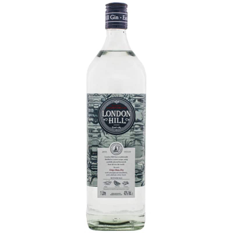 London Hill Dry Gin 43%, 100CL