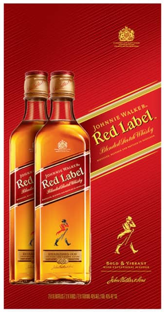 Johnnie Walker Red Label Twin Pack 2x100cl