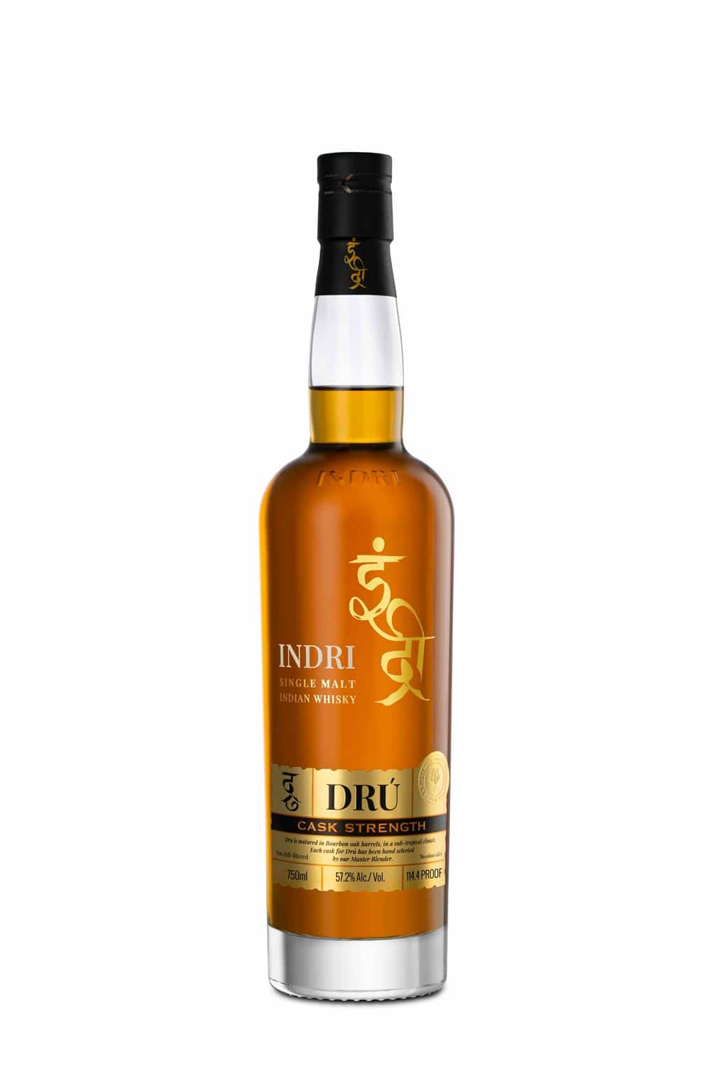 Indri Dru Ex Bourbon Cask Strength, 75 Cl