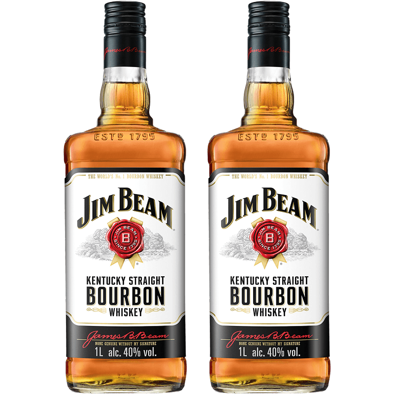 Jim Beam White Bourbon Twin Pack GPK 2X1L 200 cl