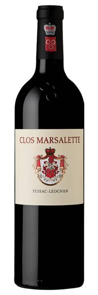 RD BORDEAUX CLOS MARSALETTE ROUGE 2017 75 CL