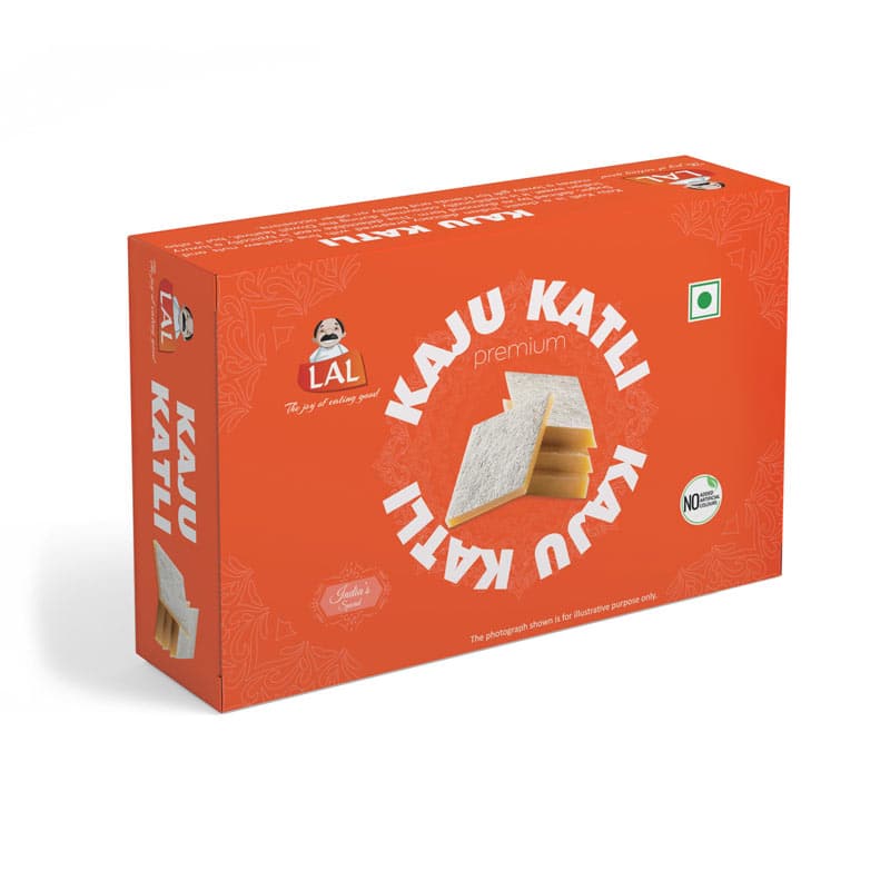 Lal Sweets Premium Kaju Katli 2 Pack, 200g