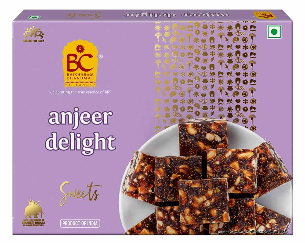 Bikharam Chandmal Anjeer Delight (Tray) 250g