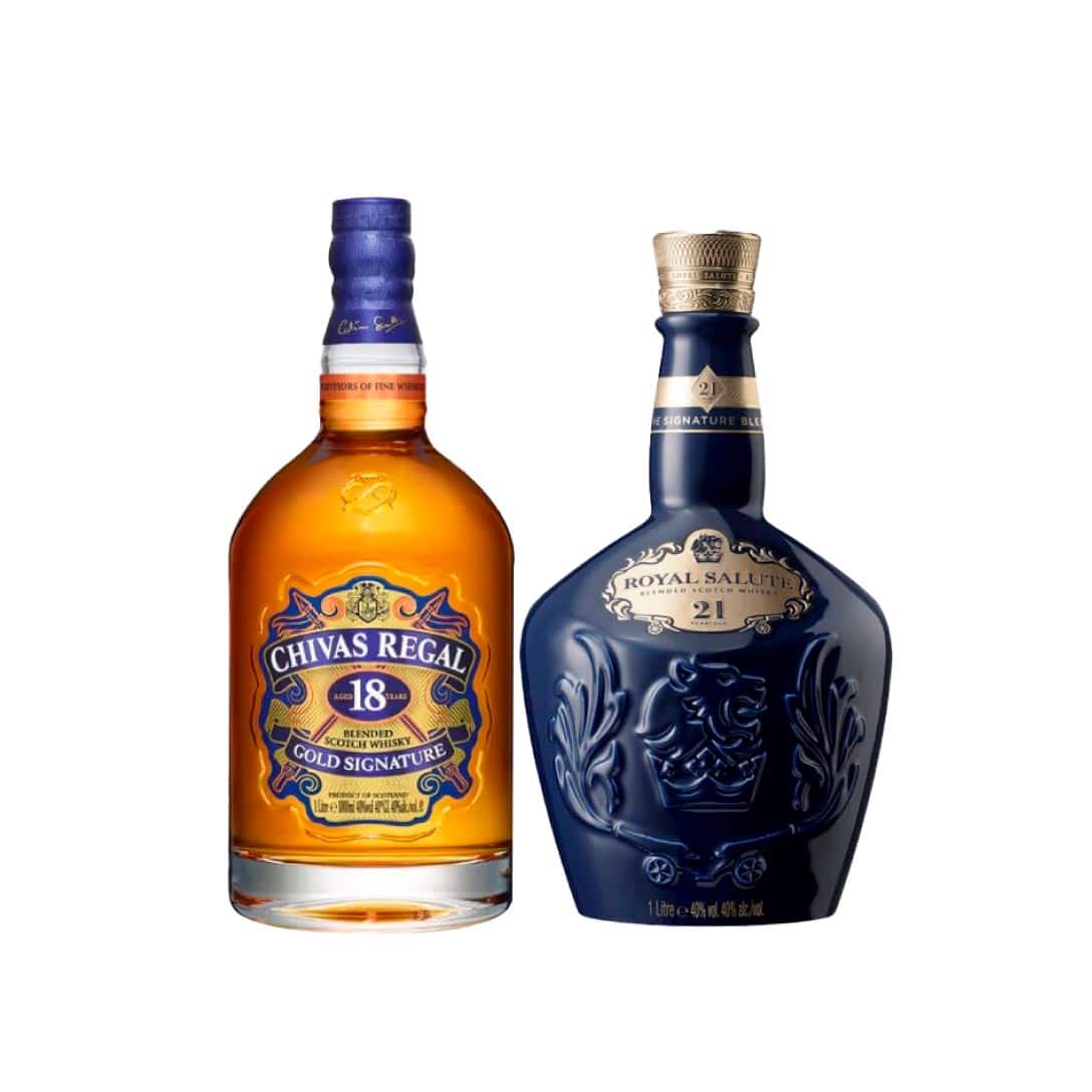 Royal Salute 21 YO 70 CL & Chivas Regal 18 YO 100 CL