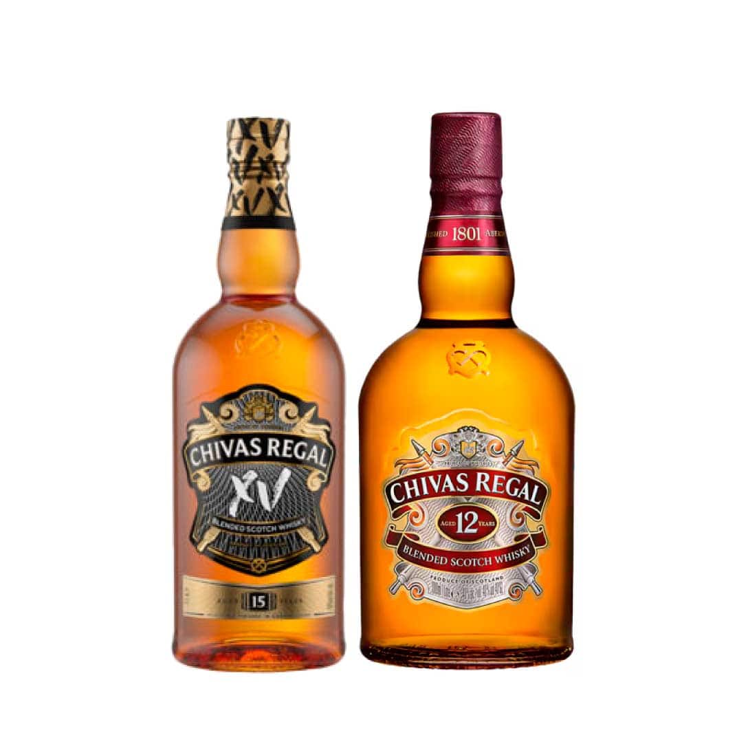 Chivas Regal Xv Festive Pack 100 Cl & Chivas Reg 12Y Scotch Whisk 100 Cl