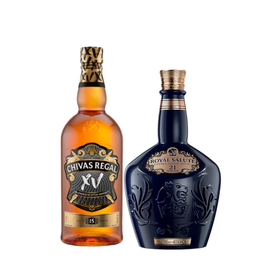 Chivas Regal Xv Festive Pack 100 Cl & Royal Salute 21Yo Tri 100 Cl