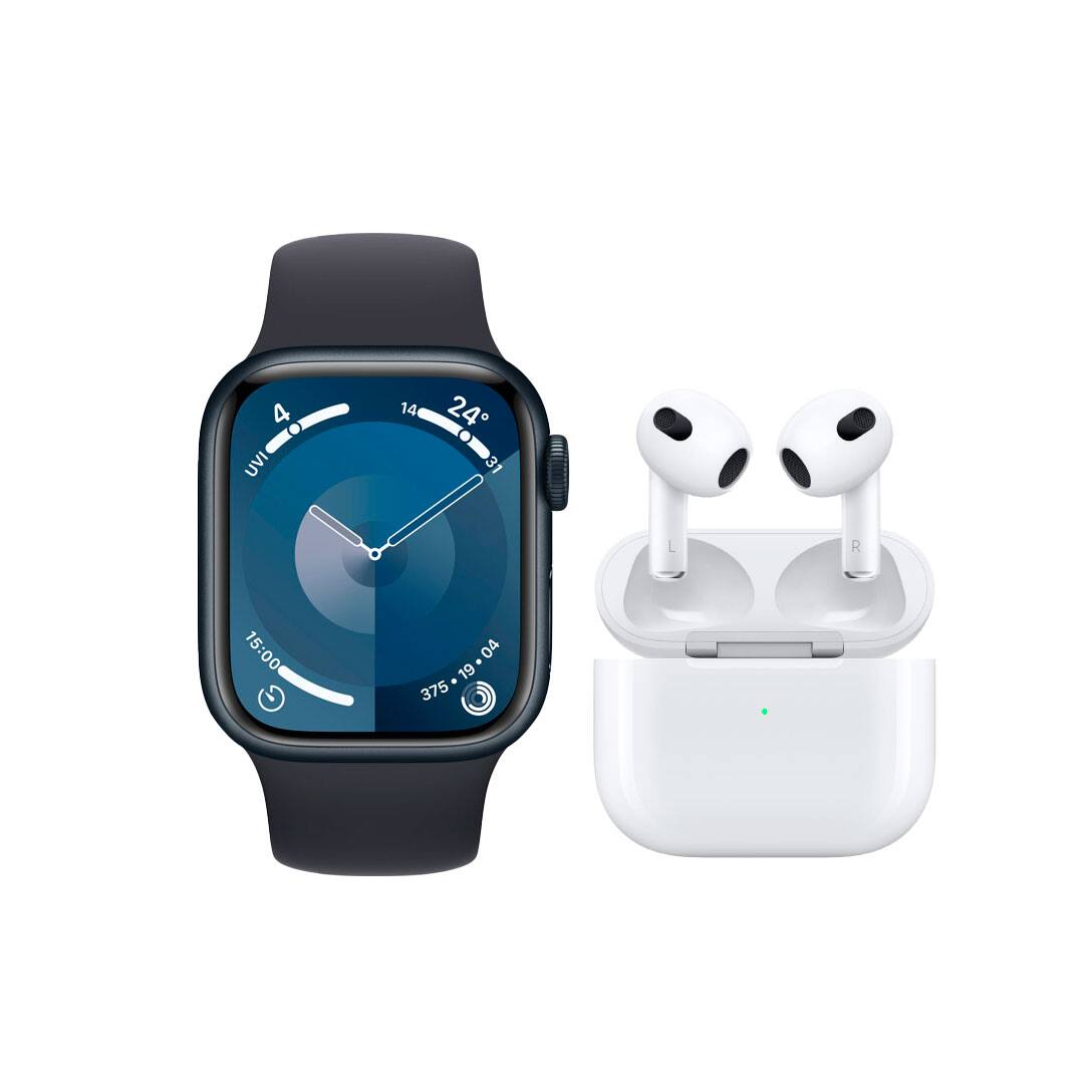 Buy Apple Watch Series 9, 41mm, Midnight, M/L (larger wrists
