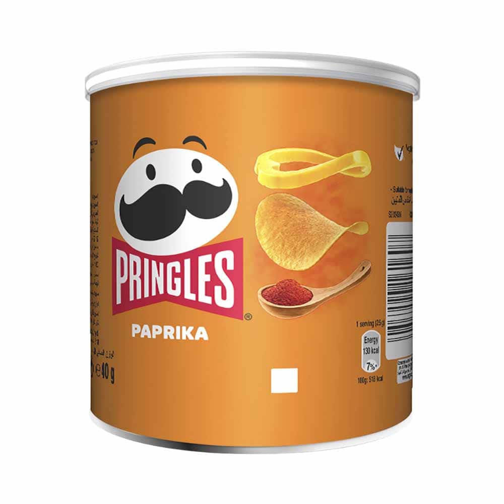 Pringles Potato Chips Paprika, 40g