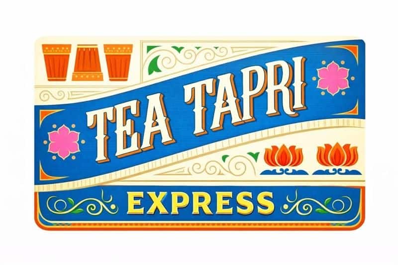 Tapri Tea Graphics Tea Tapri Express Cart Gate - 44 at T2 Domestic Departure, Mumbai ...